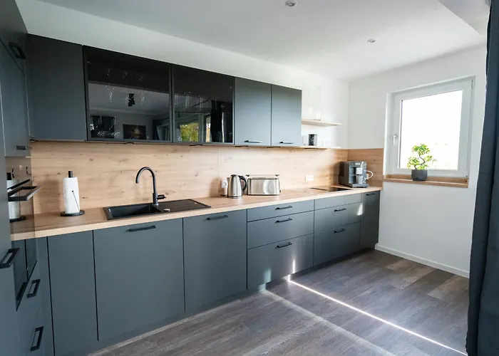 아파트 Cozy Dream Mit Terrasse Und Parkplatz - 90m²